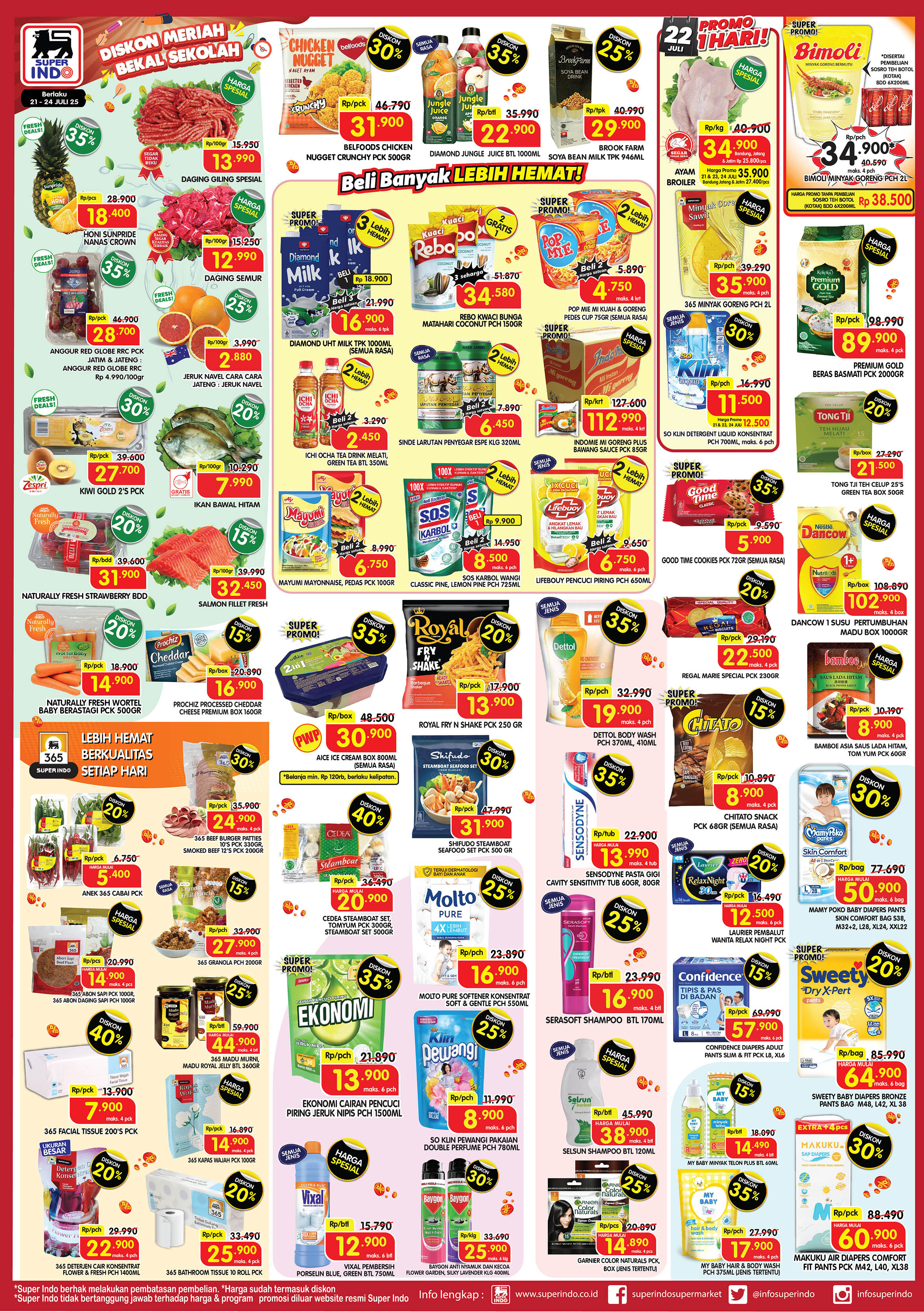 Promo Superindo  Periode 21 - 24 Juli 2025