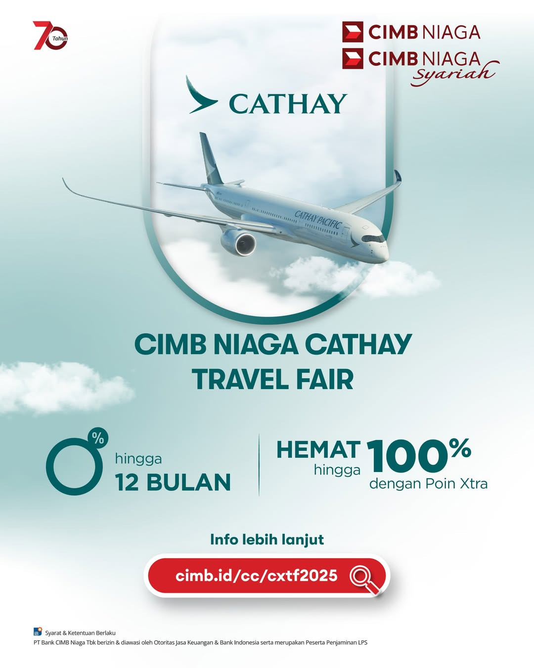 Promo CIMB Niaga Cathay Travel Fair di 3 Kota - Image 3