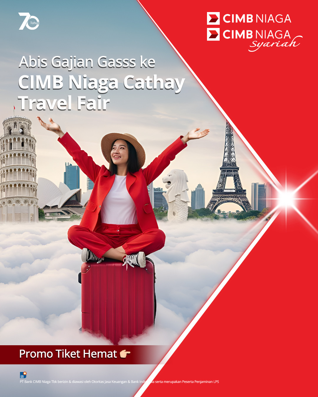 Promo CIMB Niaga Cathay Travel Fair di 3 Kota - Image 2