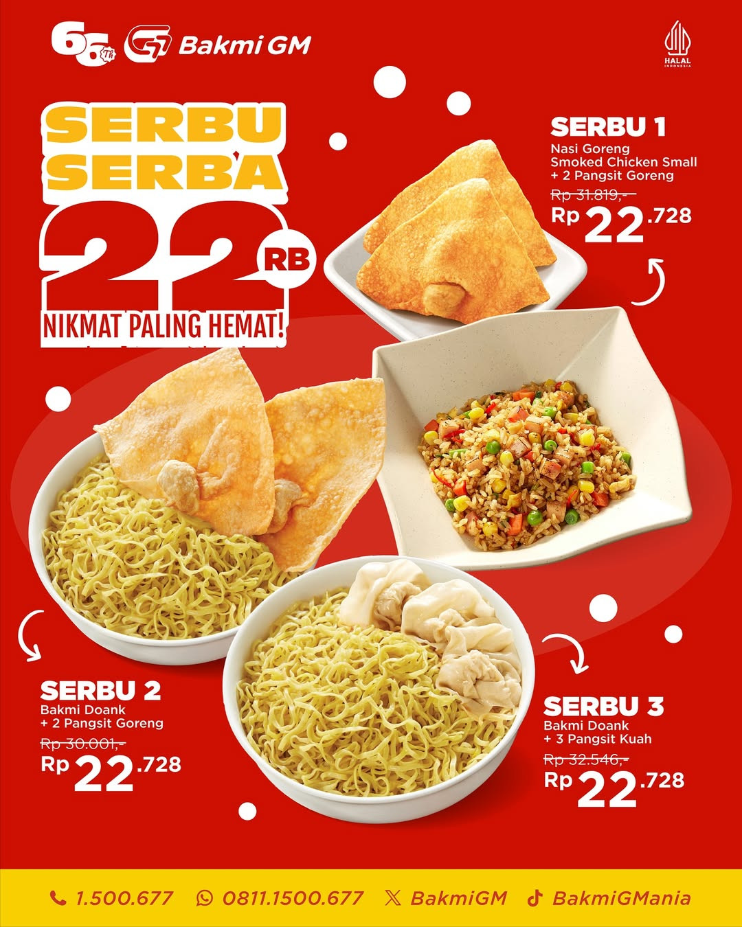 Promo Bakmi GM Jakarta Serba Rp 22.000