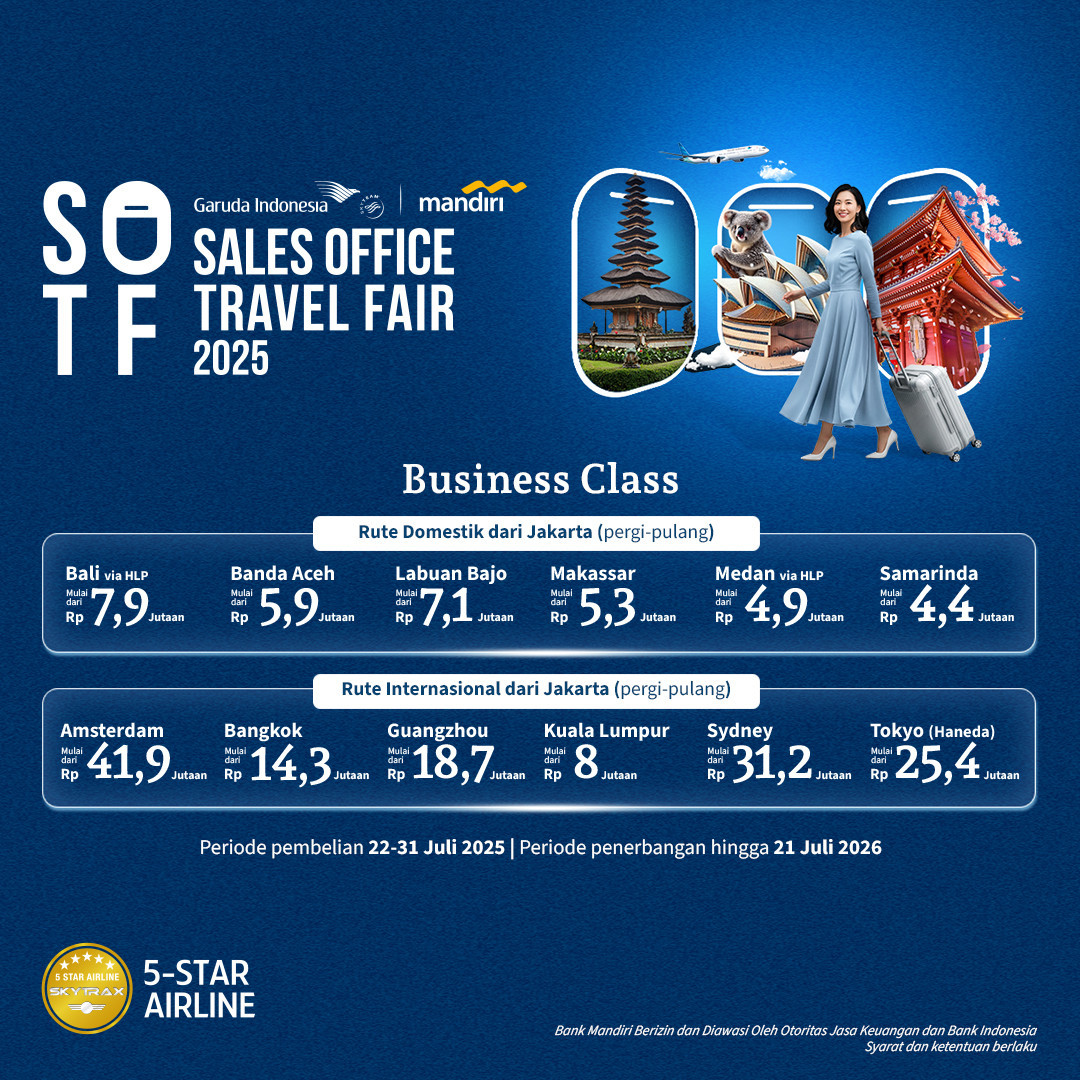 Garuda Indonesia x Bank Mandiri Sales Office Travel Fair 2025 - Image 3