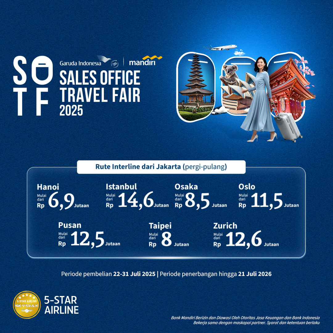 Garuda Indonesia x Bank Mandiri Sales Office Travel Fair 2025 - Image 2