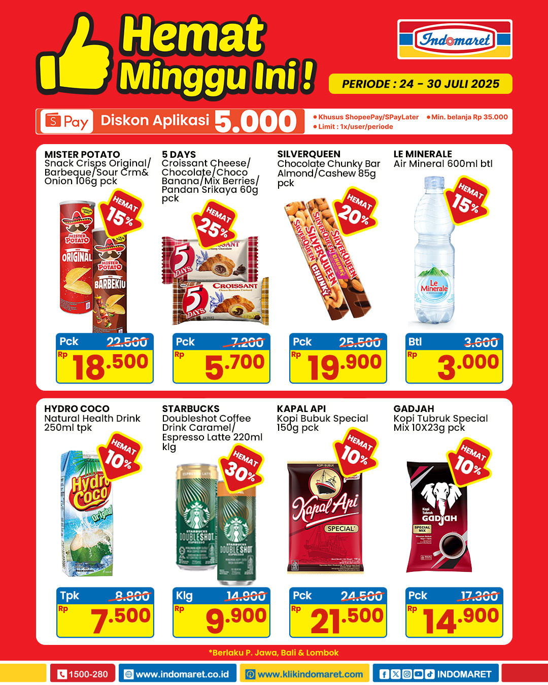 Promo Indomaret Hemat Minggu Ini Periode 24 - 30 Juli 2025