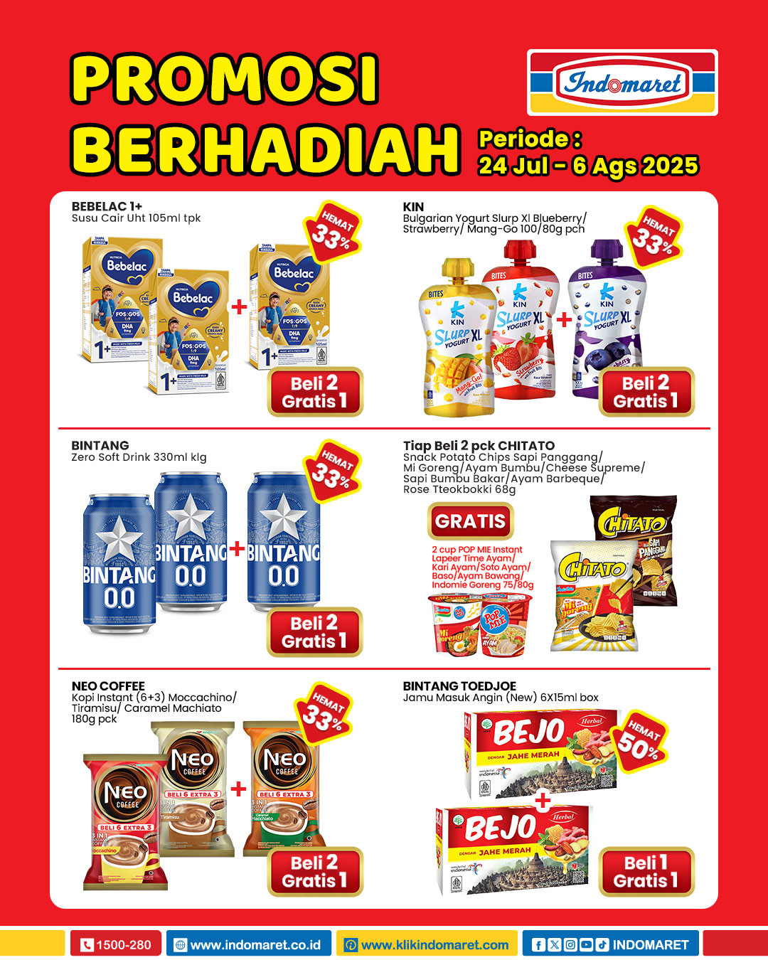 Indomaret Promo Berhadiah Periode 24 Juli - 6 Agustus 2025