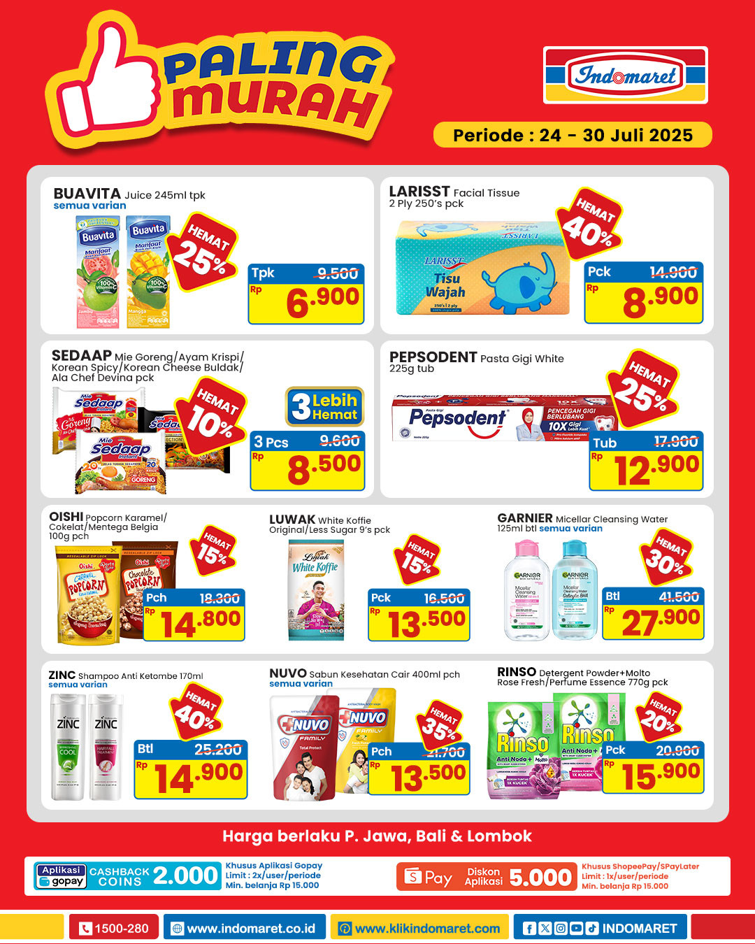 Promo Indomaret Paling Murah 24 - 30 Juli 2025
