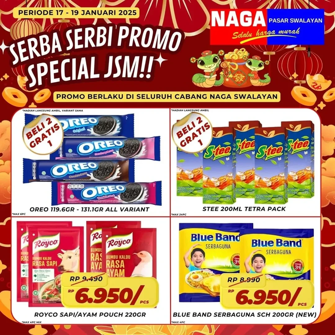 Promo Naga Swalayan JSM Periode 17 - 19 Januari 2025 - Image 3