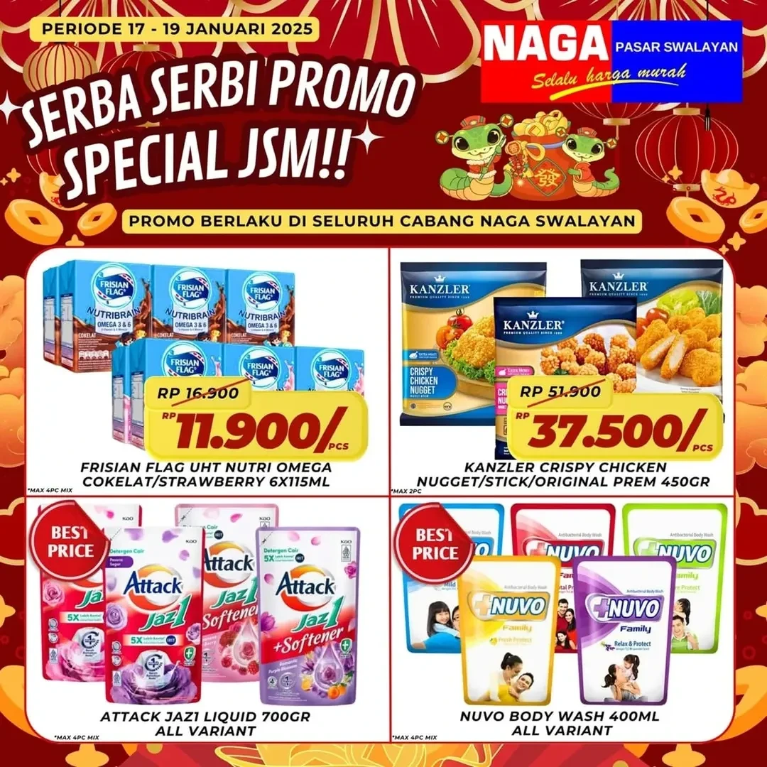 Promo Naga Swalayan JSM Periode 17 - 19 Januari 2025 - Image 2