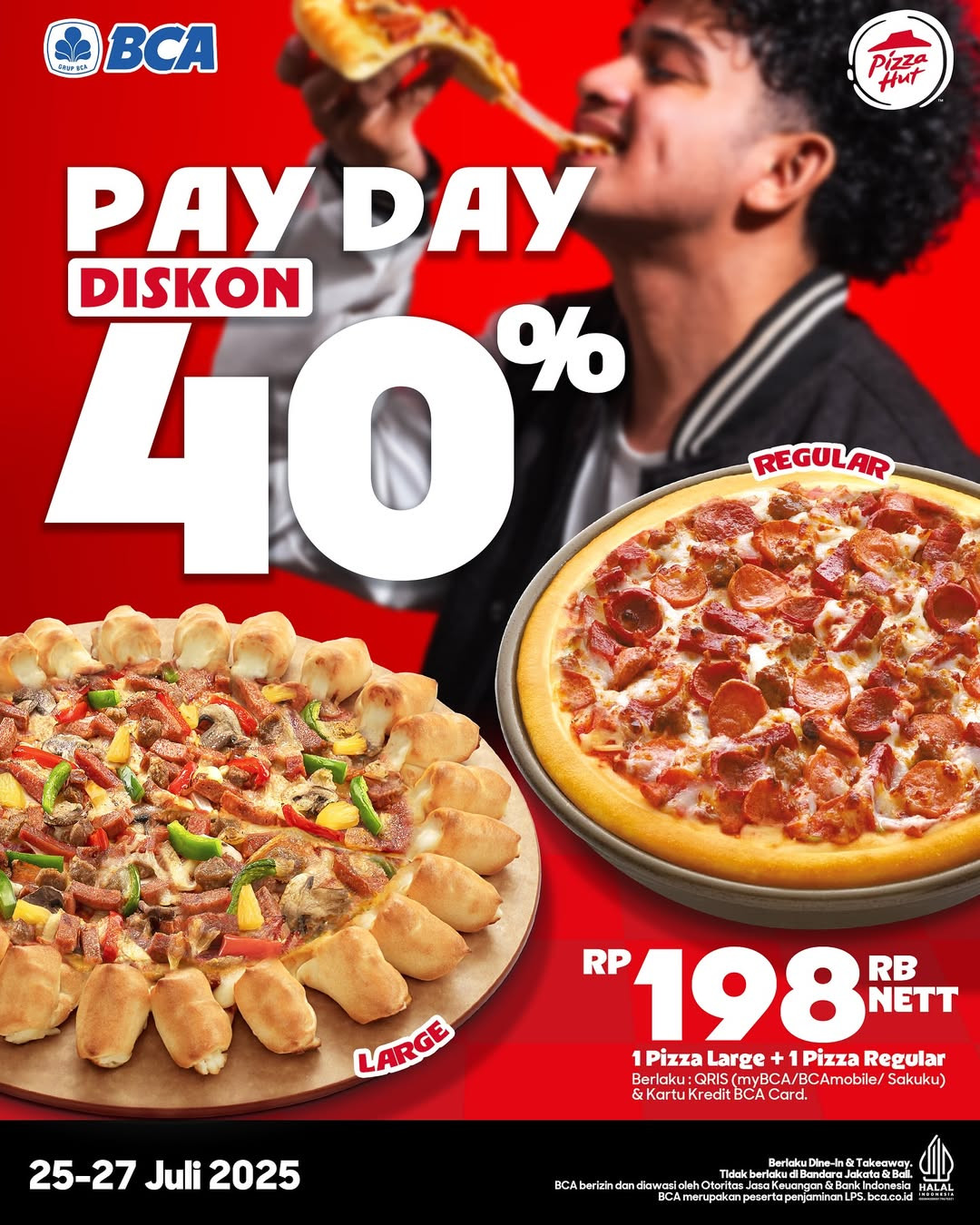Promo Pizza Hut HUT BCA Payday Hemat 40% - Image 2
