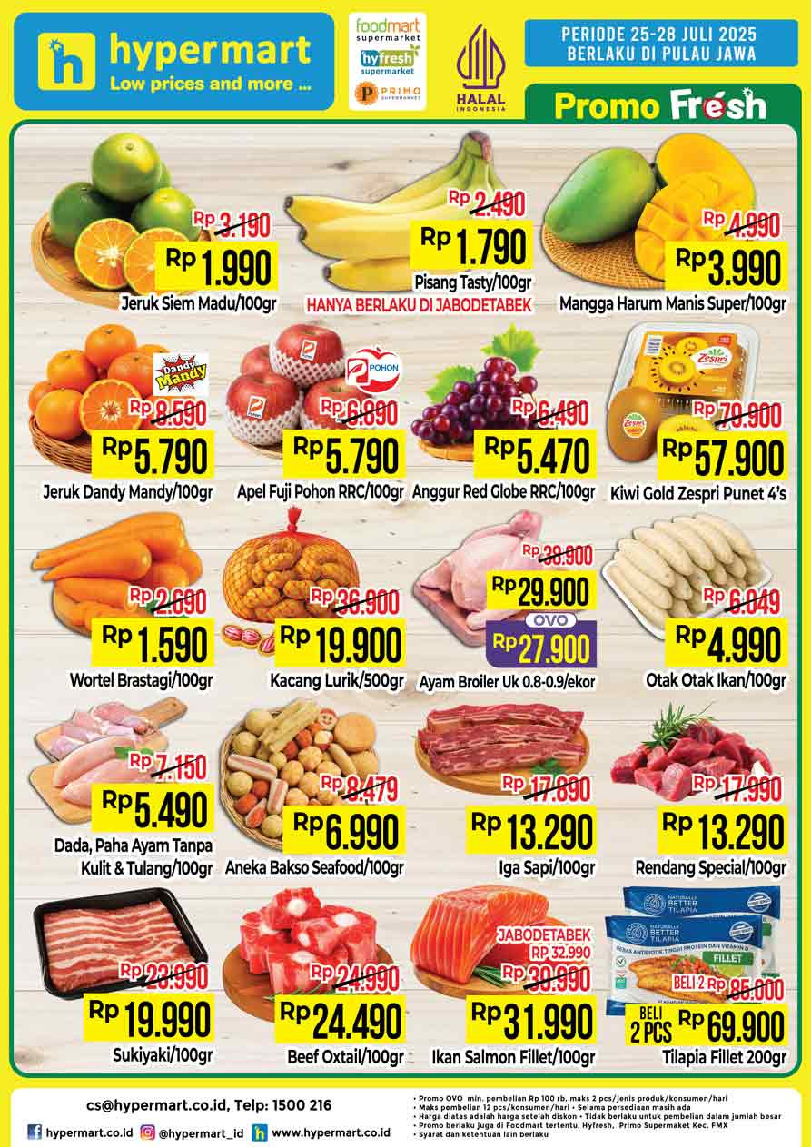 Hypermart Promo Mingguan Seru Periode 25 - 31 Juli 2025 - Image 3
