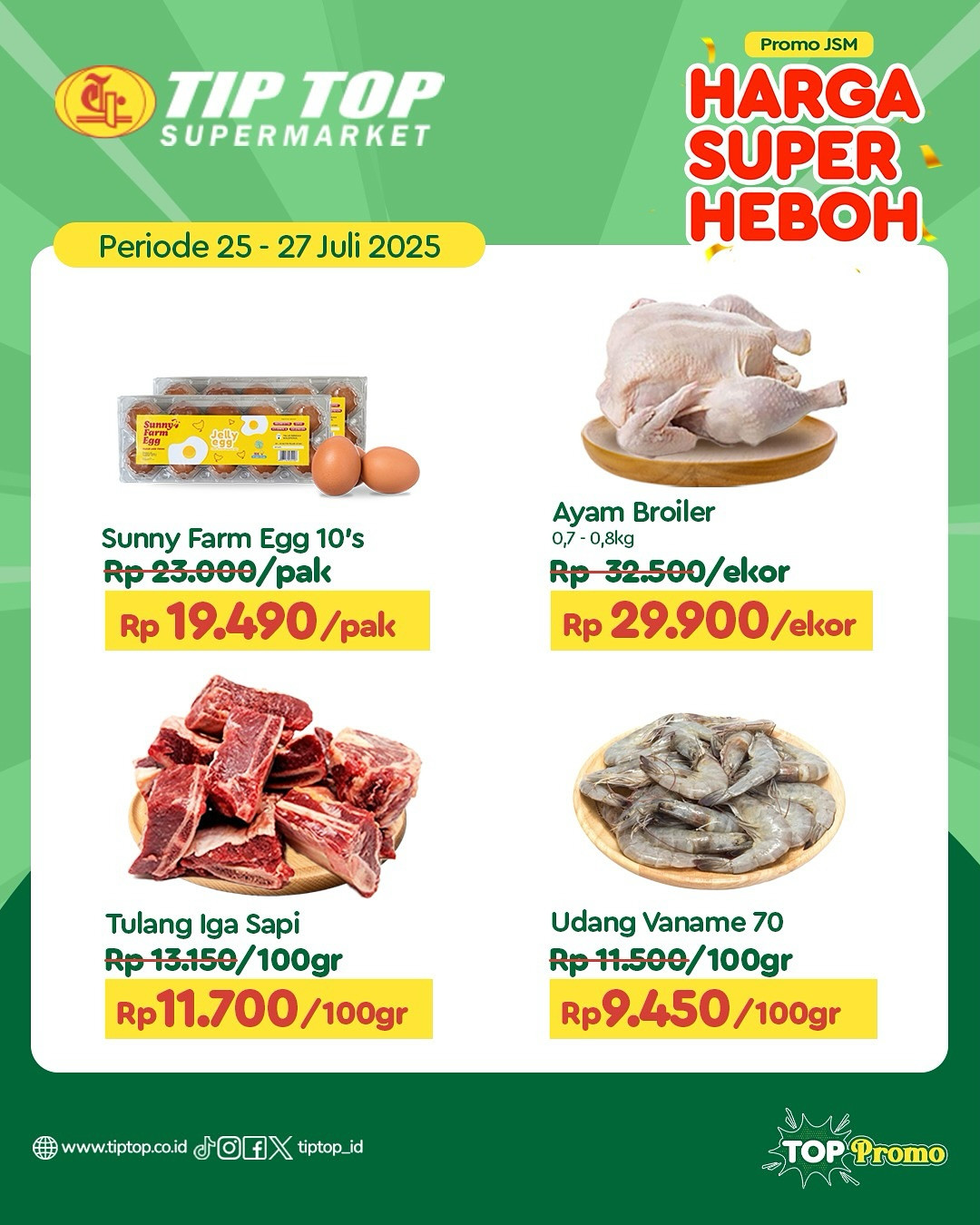 Promo Tip Top JSM Harga Super Heboh Periode `25 - 27 Juli 2025 - Image 3