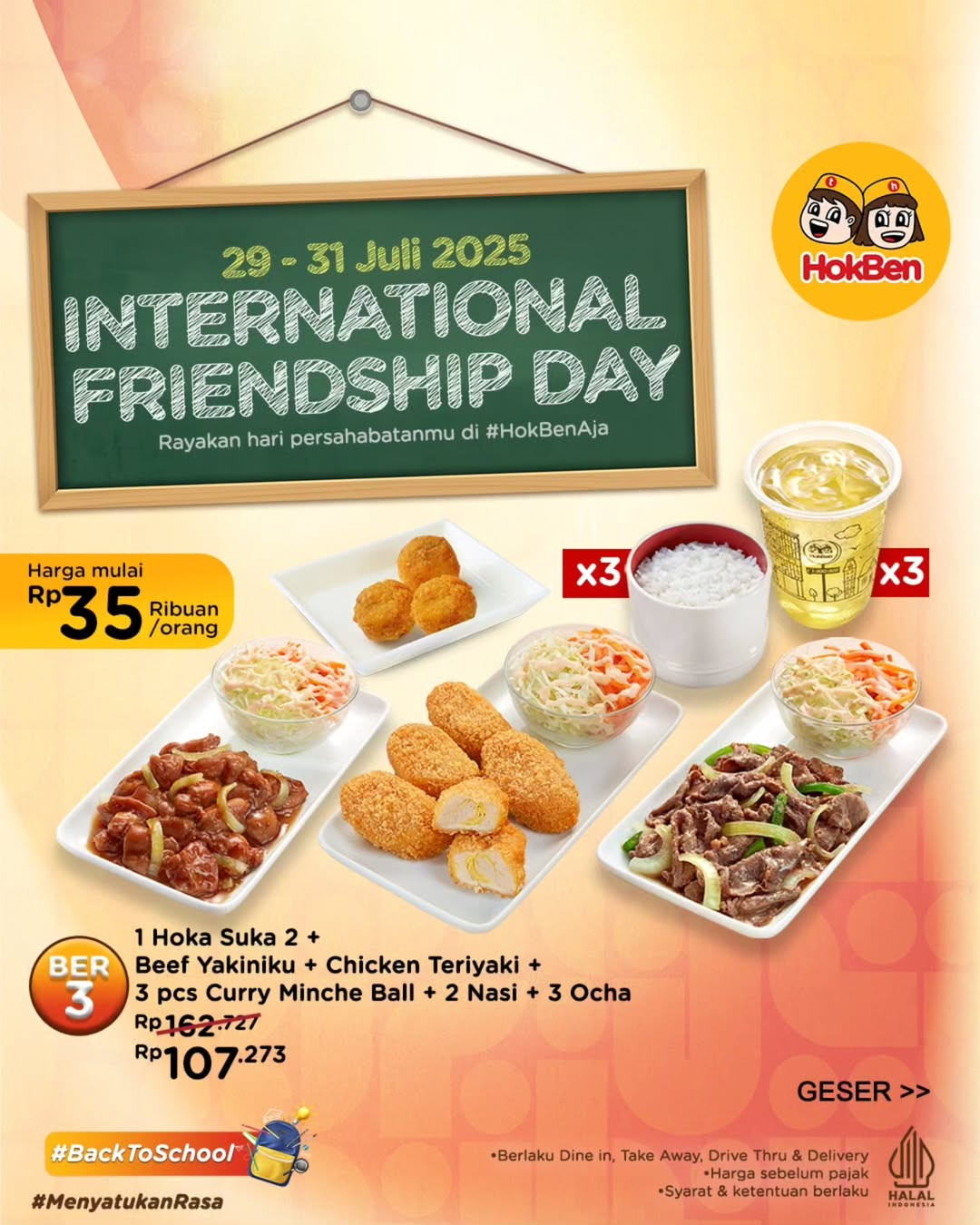 Promo Hokben International Friendship Day Mulai Dari Rp 81K - Image 3