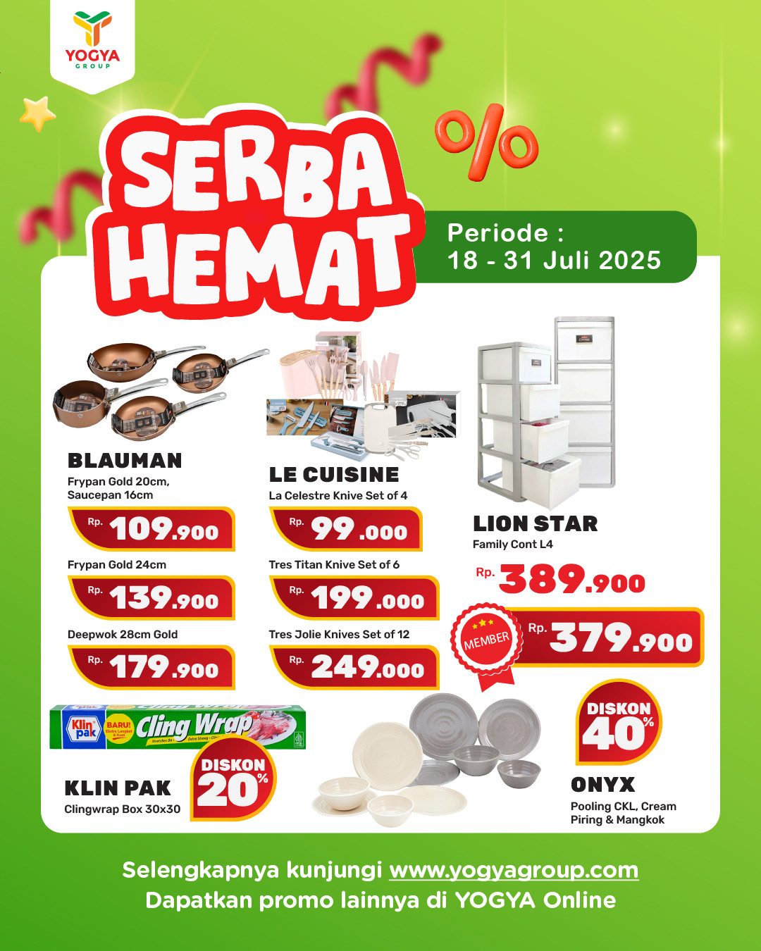 Promo Yogya Toserba Serba Hemat Periode 18 - 31 Juli 2025 - Image 8