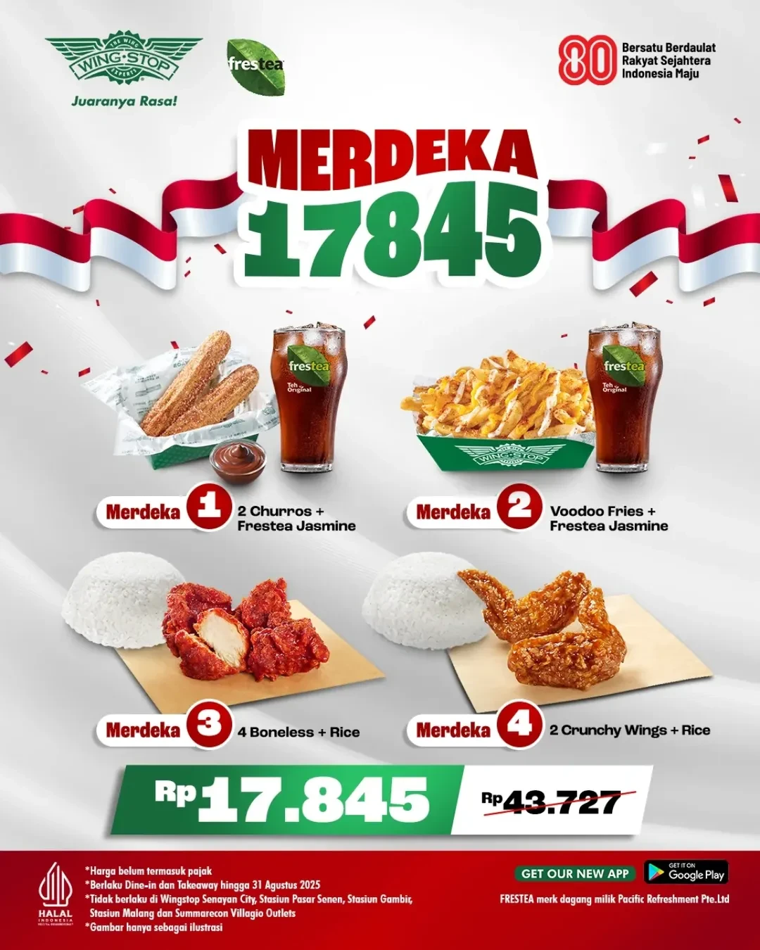 Promo Wingstop Merdeka 17845 Rp 17 Ribuan