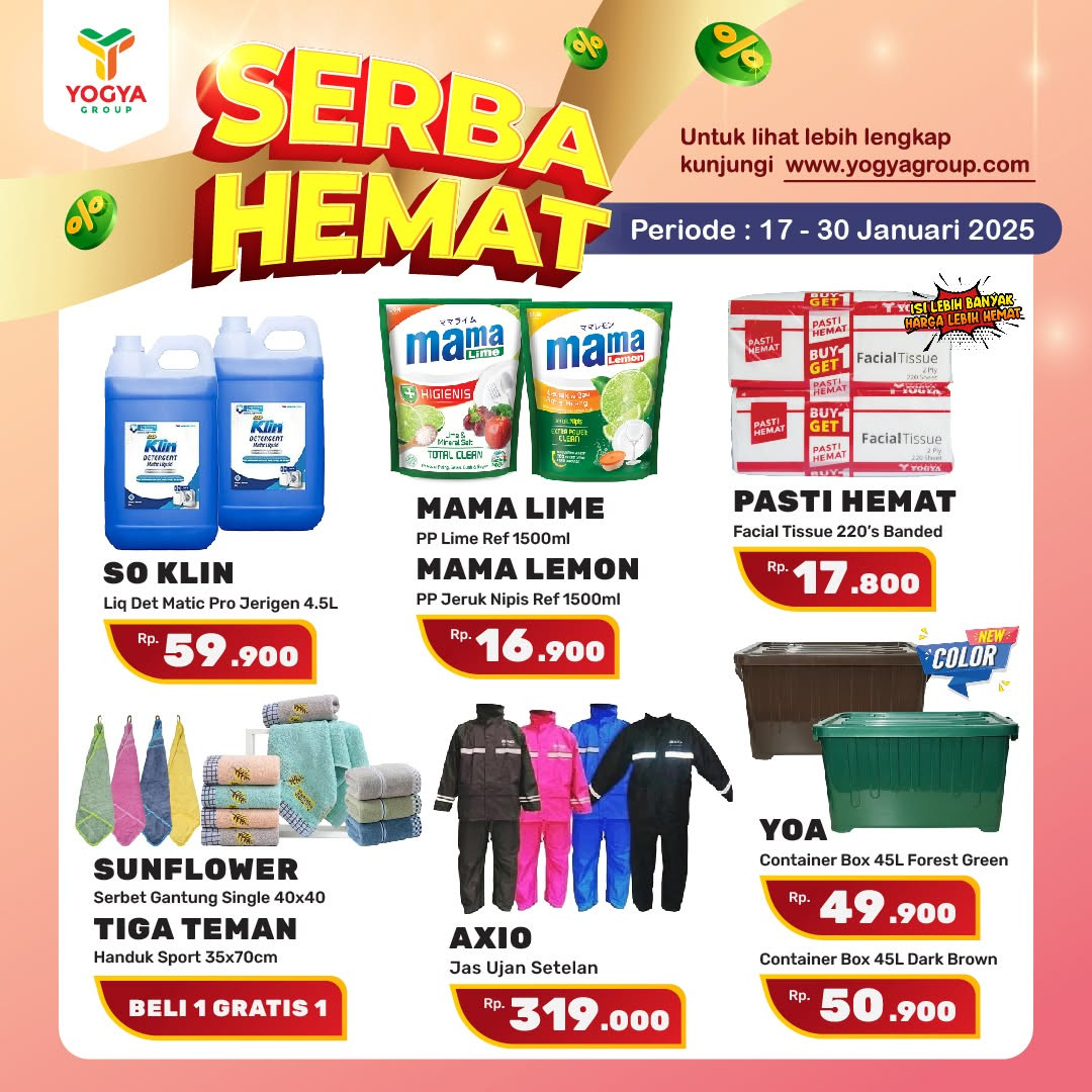 Promo Yogya Toserba Serba Hemat Periode 17 - 31 Januari 2025 - Image 8