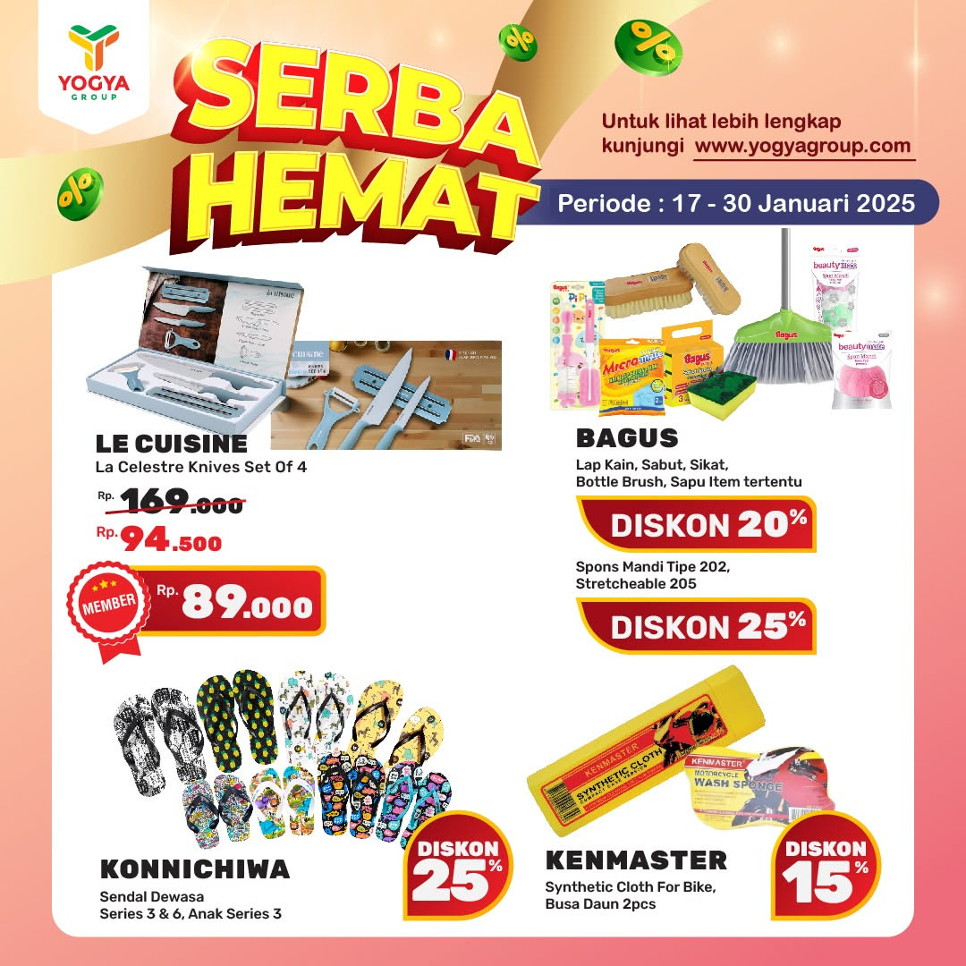 Promo Yogya Toserba Serba Hemat Periode 17 - 31 Januari 2025 - Image 9