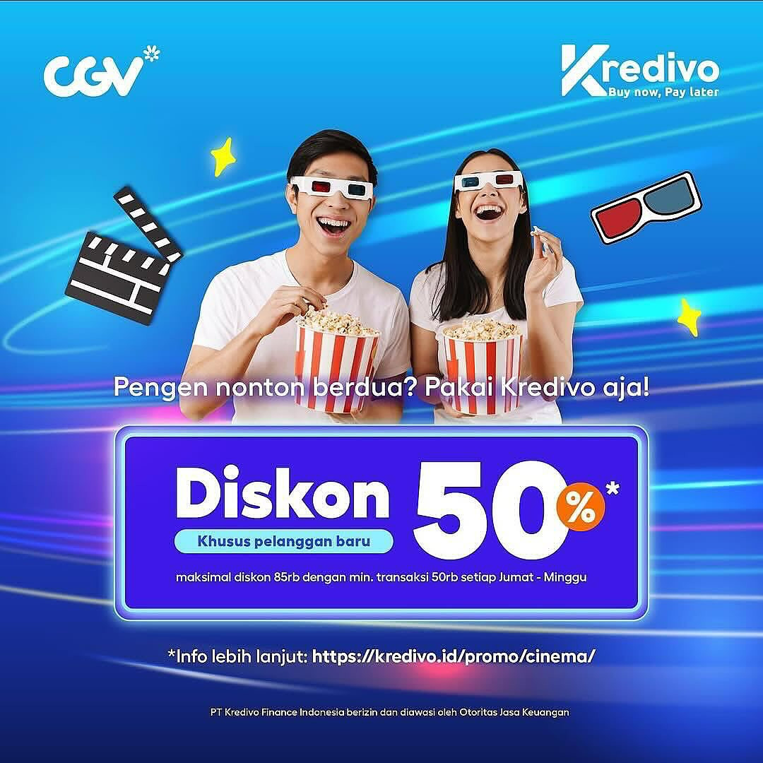 Promo CGV Diskon 50% Untuk Pelanggan Baru Kredivo - Image 2