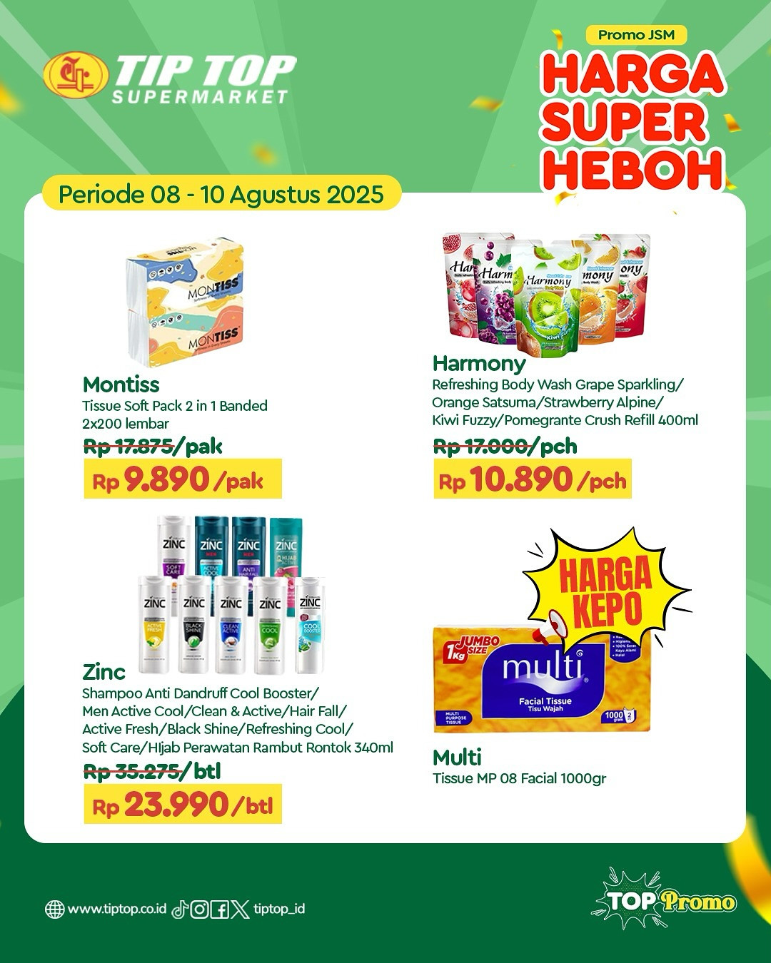 Promo Tip Top JSM Harga Super Heboh Periode `8 - 10 Agustus 2025 - Image 6