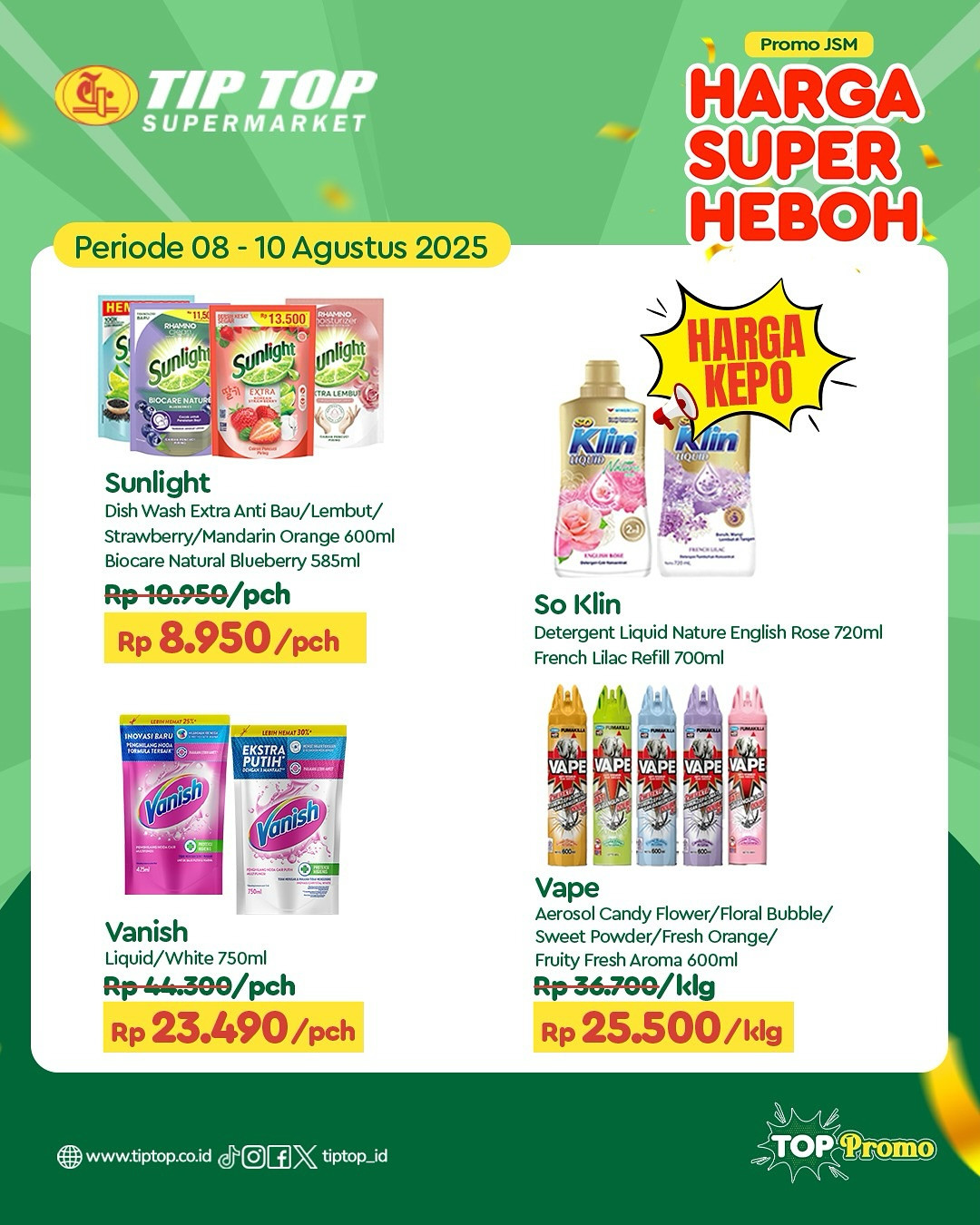 Promo Tip Top JSM Harga Super Heboh Periode `8 - 10 Agustus 2025 - Image 7