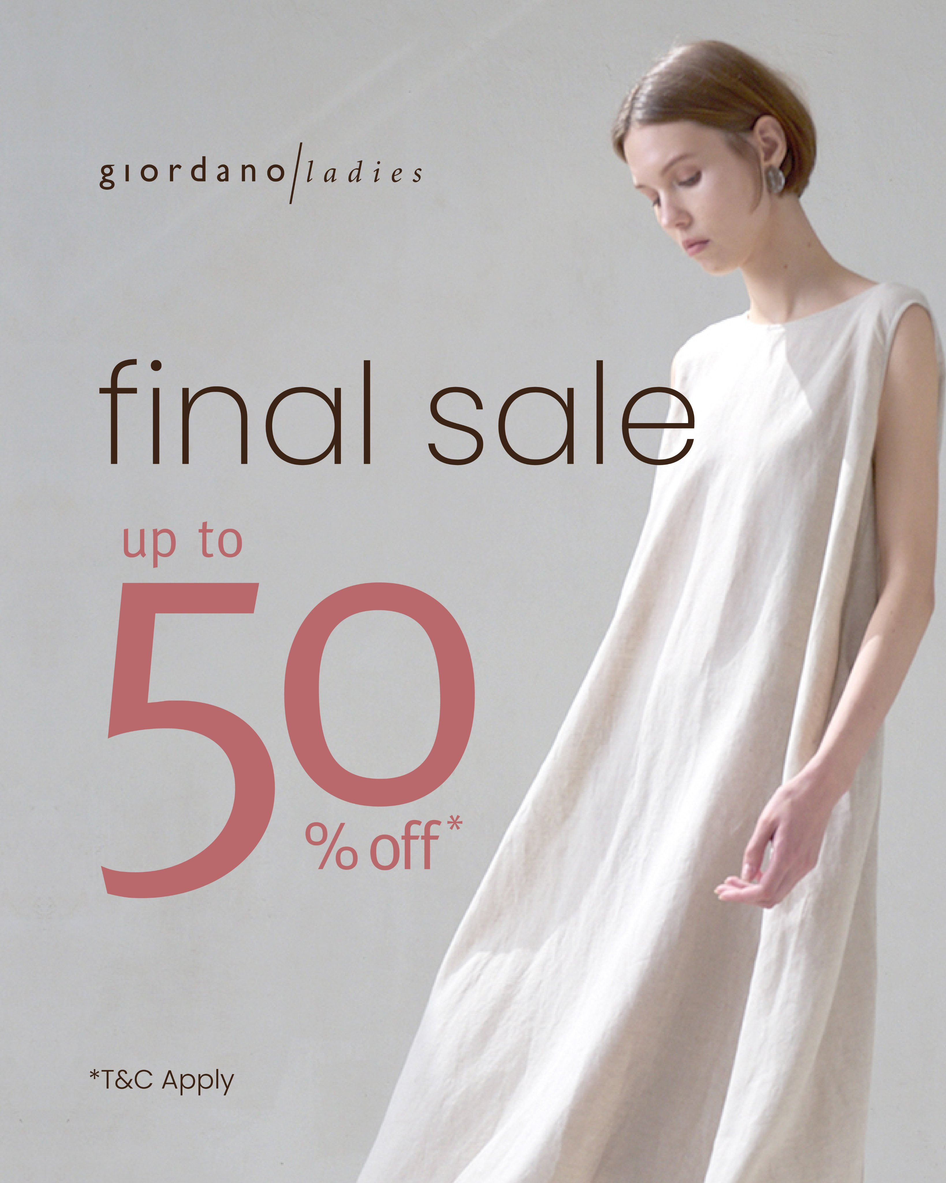 Promo Giordano Ladies Final Sale Diskon s/d 50% - Image 2