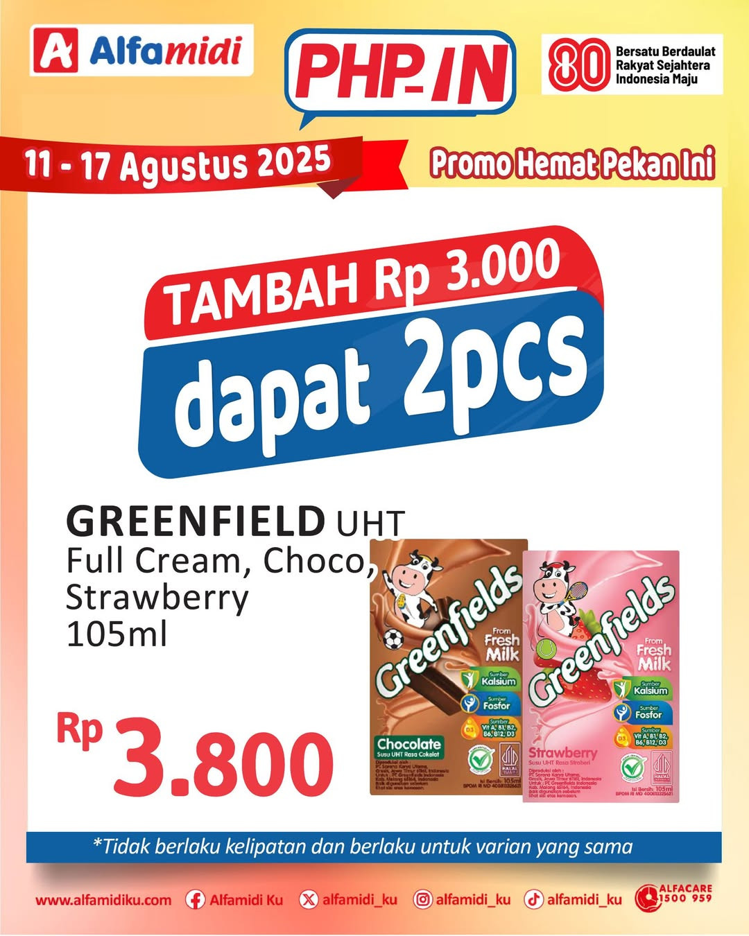 Promo Alfamidi PHPin Periode 11 - 17 Agustus 2025