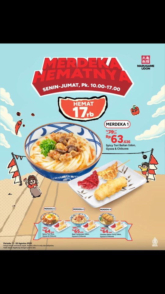 Promo Marugame Udon Merdeka Hematnya Mulai Dari Rp 63 Ribuan - Image 2