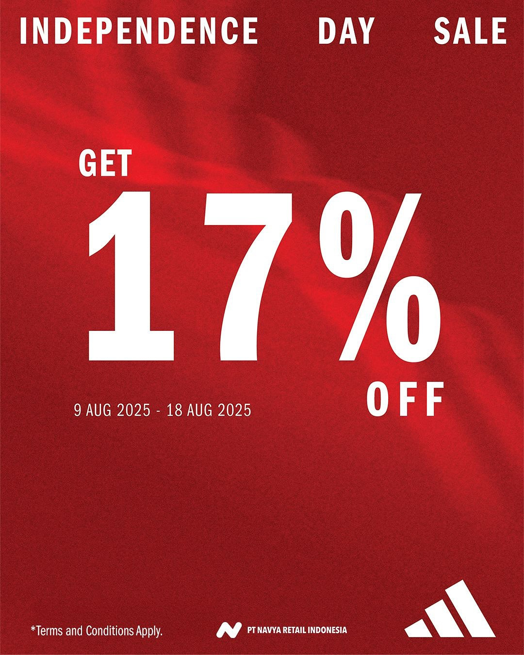 Promo Adidas Independence Day Sale Diskon 17%