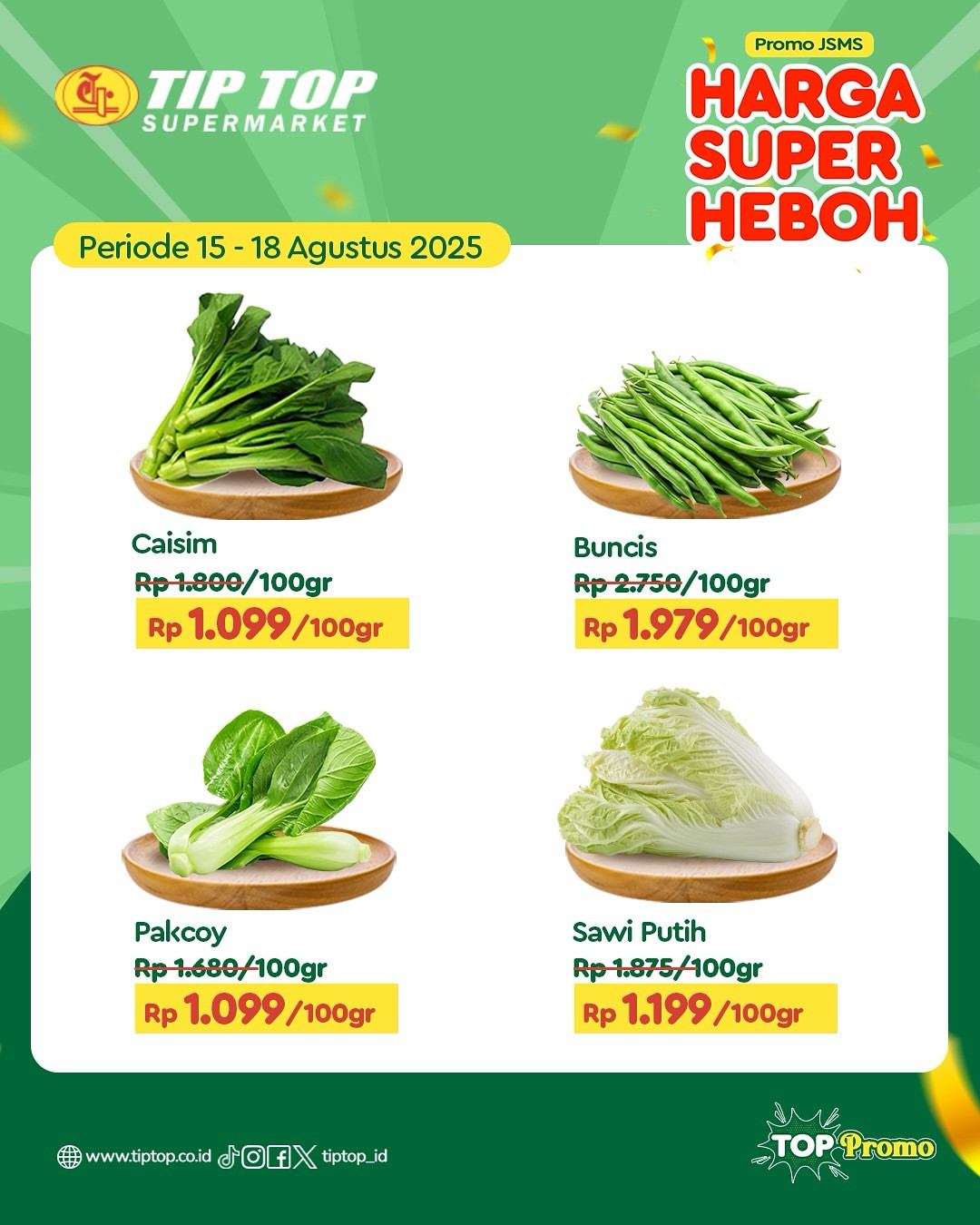 Promo Tip Top JSM Harga Super Heboh Periode `15 - 18 Agustus 2025 - Image 2