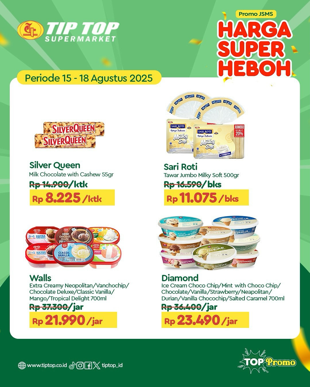 Promo Tip Top JSM Harga Super Heboh Periode `15 - 18 Agustus 2025 - Image 6