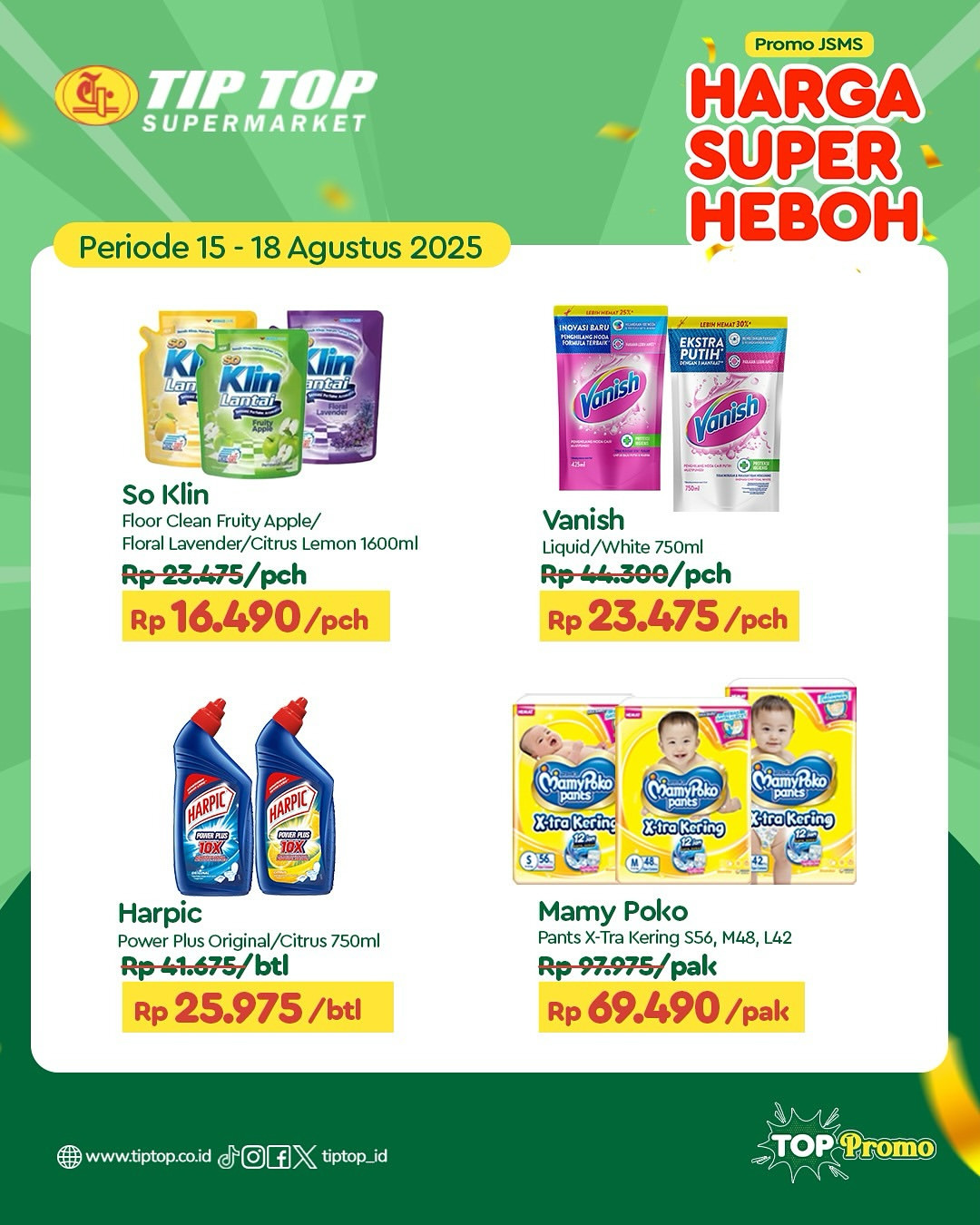 Promo Tip Top JSM Harga Super Heboh Periode `15 - 18 Agustus 2025 - Image 7