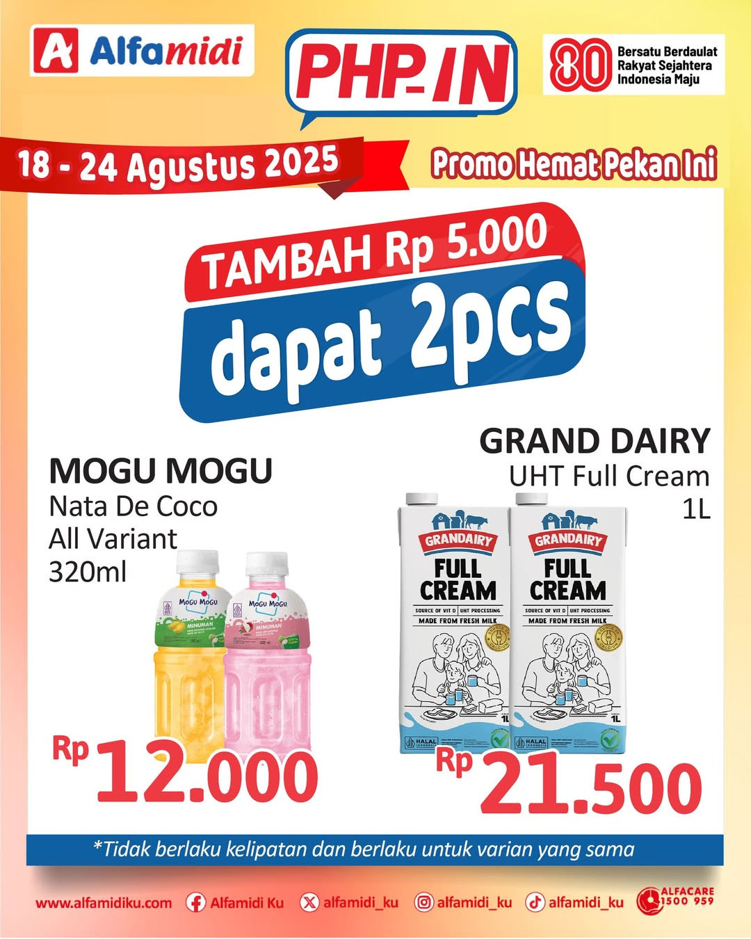 Promo Alfamidi PHPin Periode 18 - 24 Agustus 2025 - Image 3