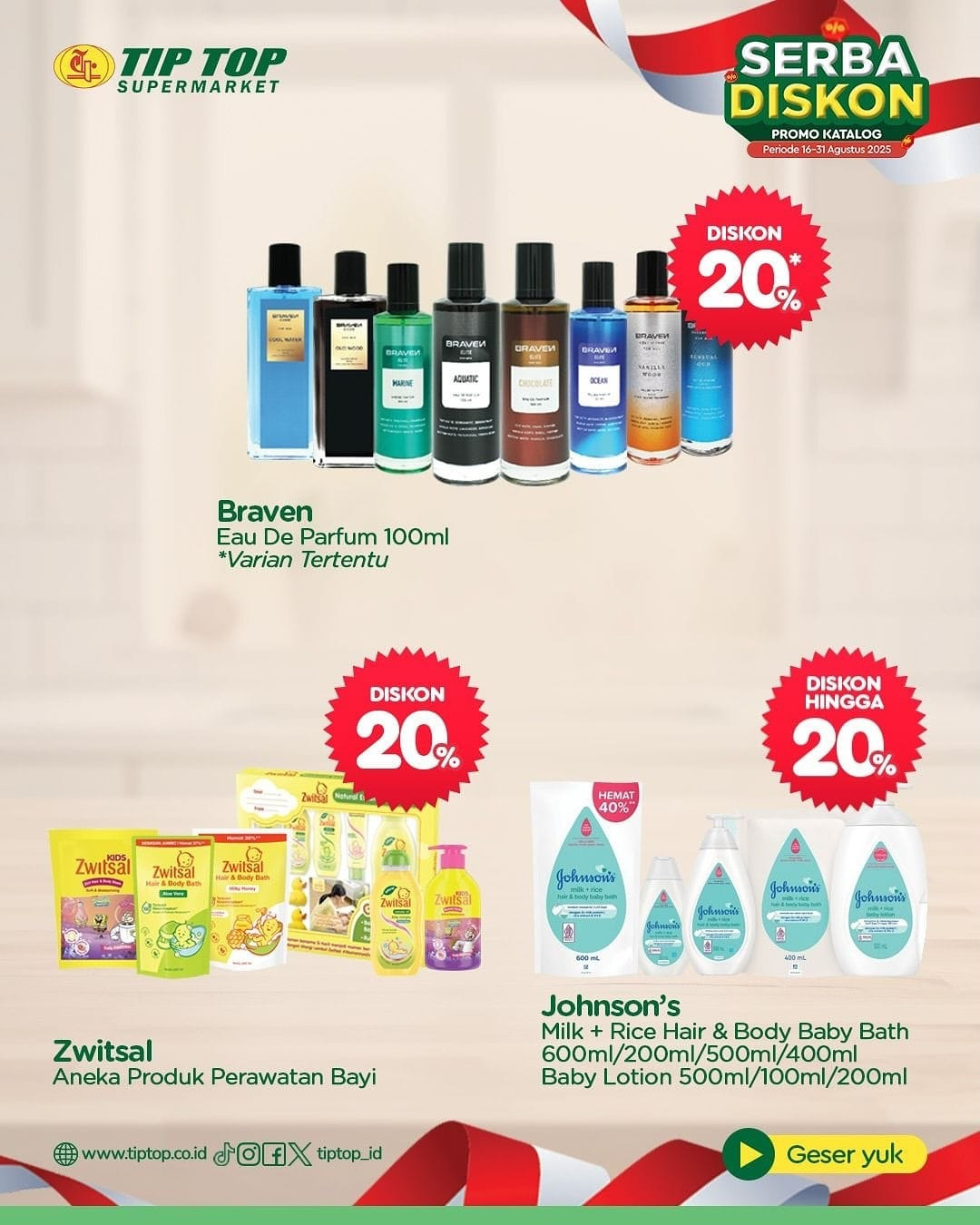 Promo Tip Top Serba Diskon 16 - 31 Agustus 2025 - Image 5