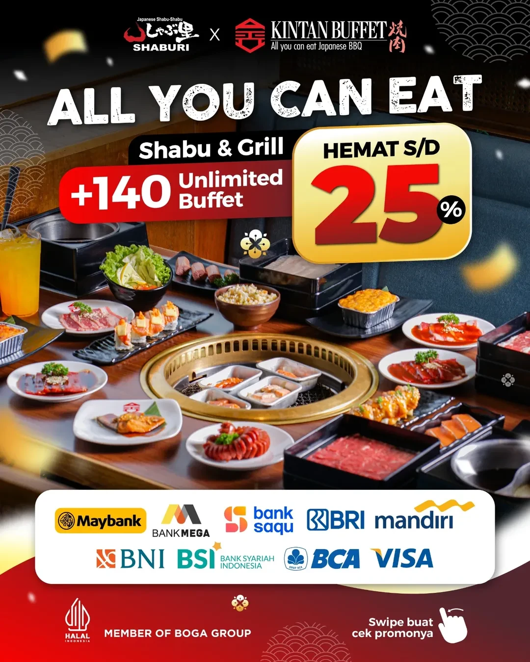 Promo Bank Shaburi x Kintan Buffet 2025