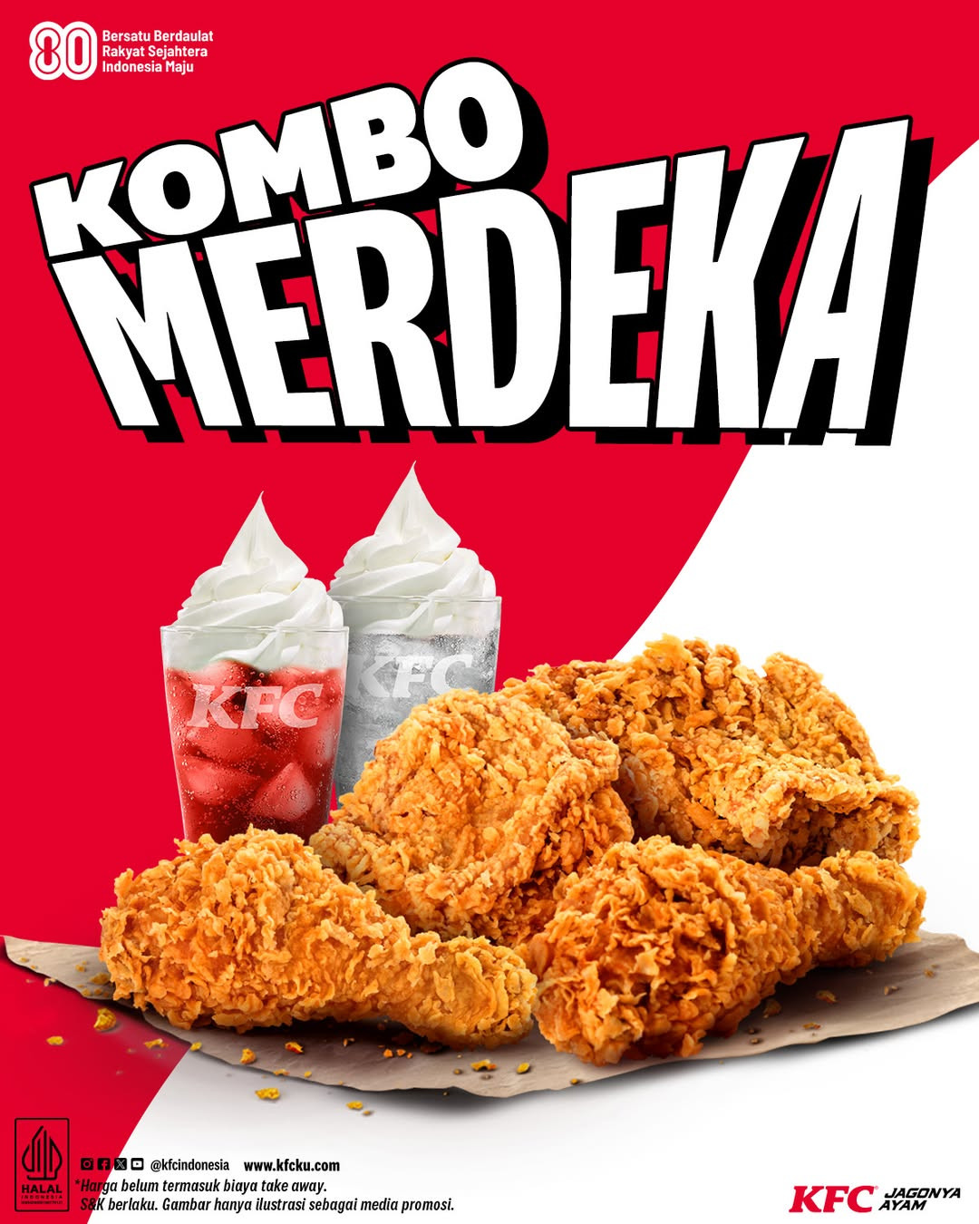 Promo KFC Kombo Merdeka Rp 80.000 - Image 2