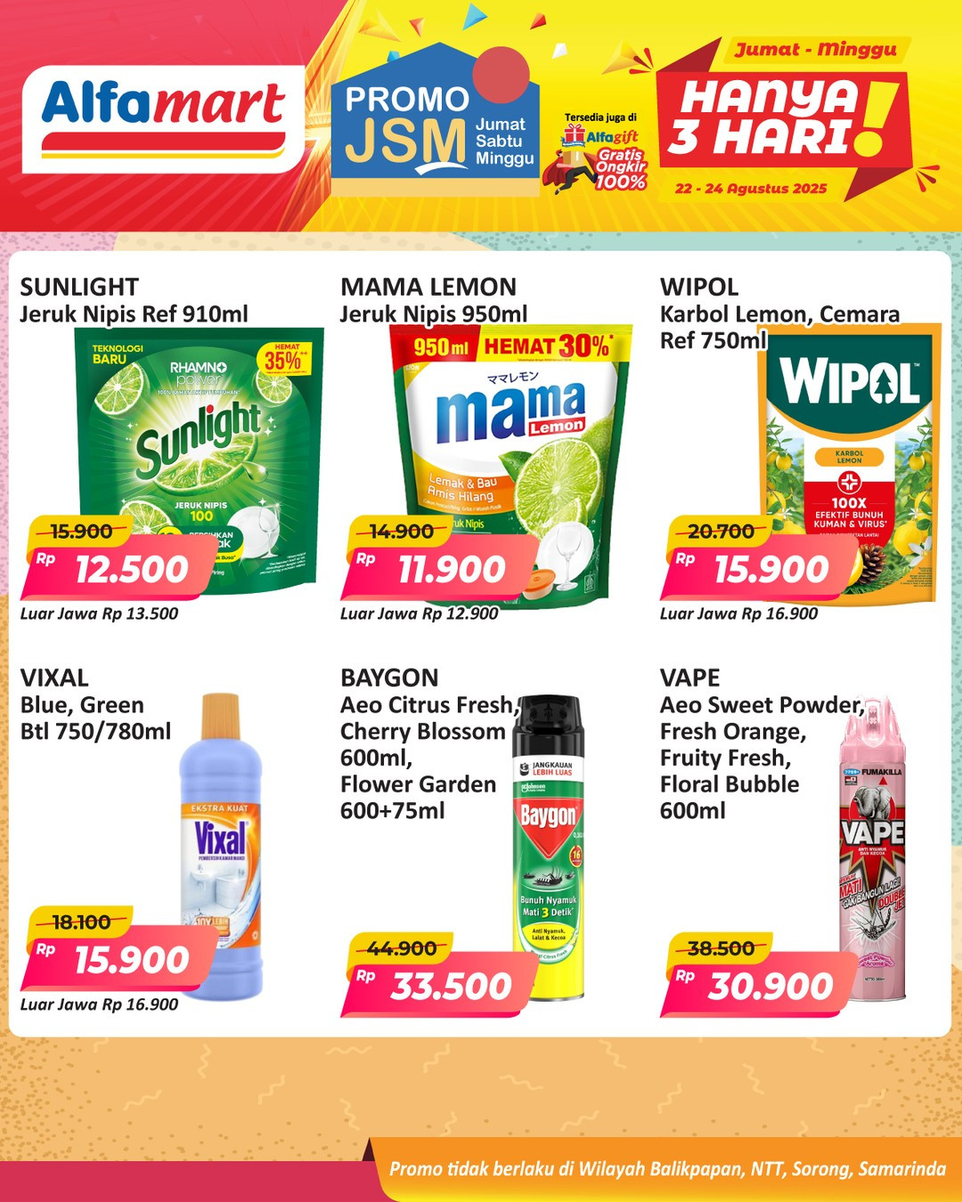 Promo Alfamart JSM Weekend Periode 22- 24 Agustus 2025