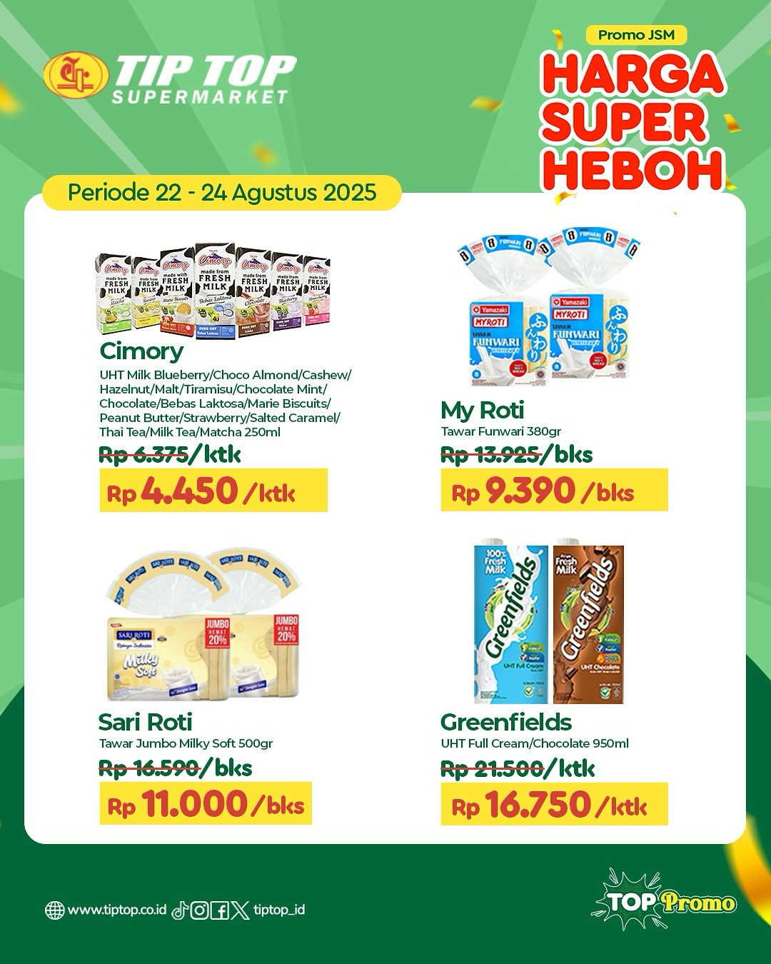 Promo Tip Top JSM Harga Super Heboh Periode 22 - 24 Agustus 2025 - Image 5