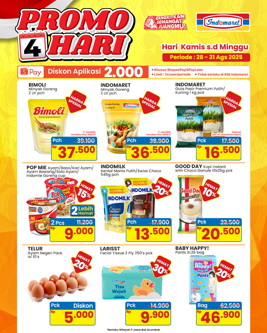 Indomaret Promo 4 Hari Periode 28 - 31 Agustus 2025