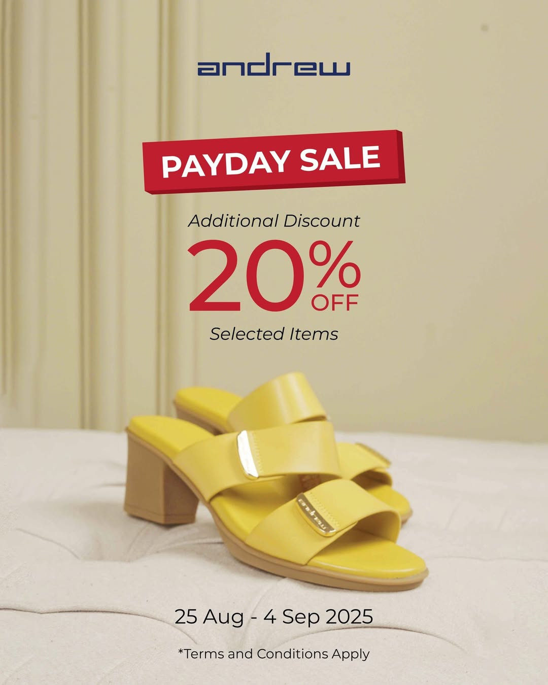 Promo Andrew Payday Sale Extra Diskon 20% - Image 2