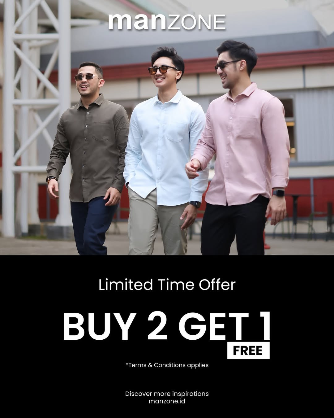 Promo Manzone Limited Offer Buy 2 Get 1 FREE - Image 2