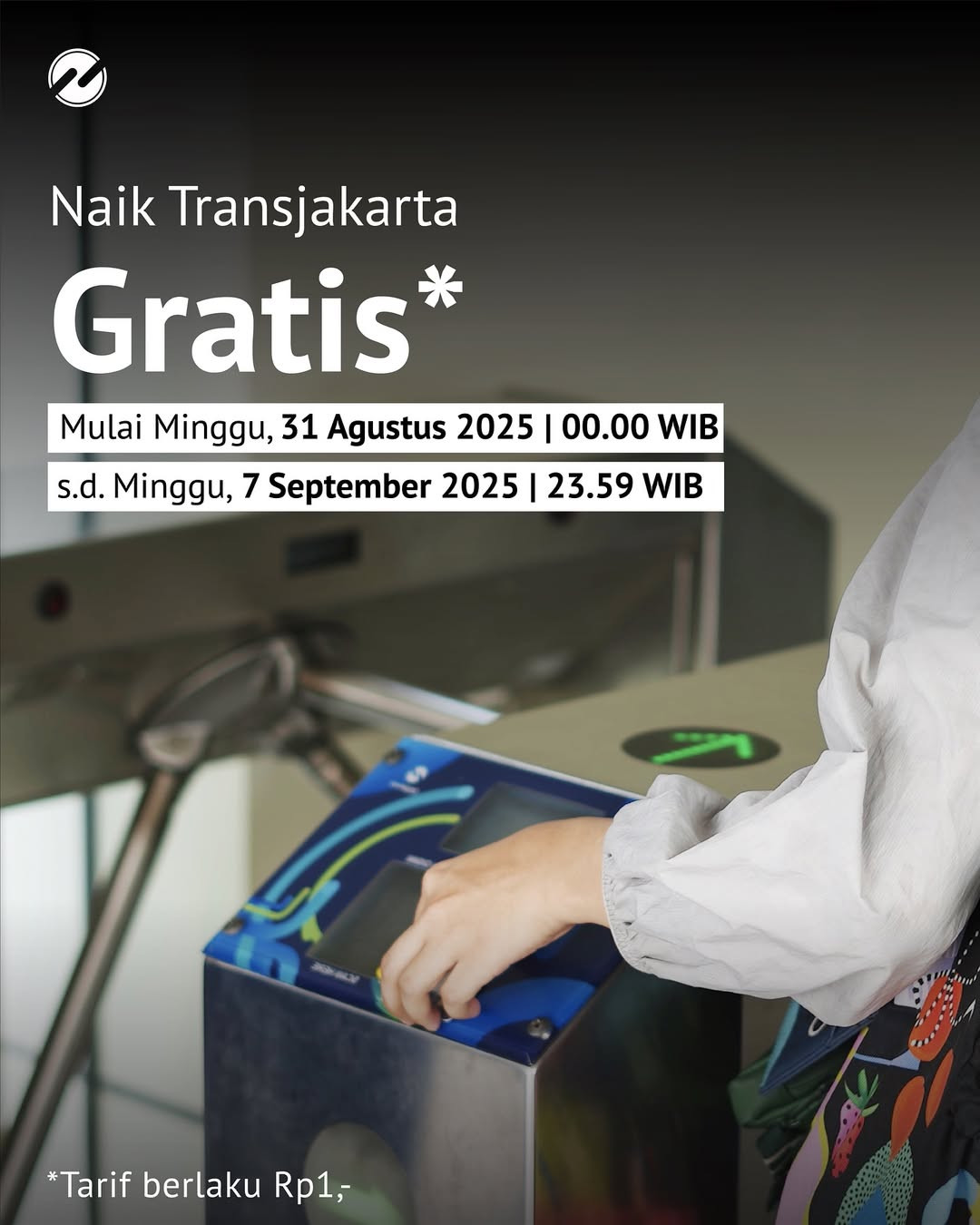 Transjakarta Tarif Rp 1 Per 31 Agustus - 7 September 2025