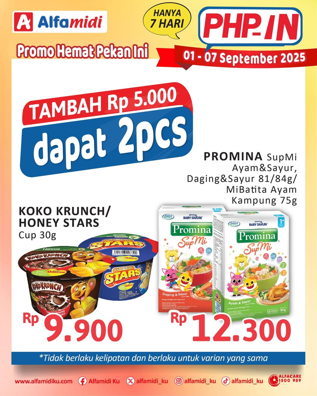 Promo Alfamidi PHPin Periode 1 - 7 September 2025 - Image 2