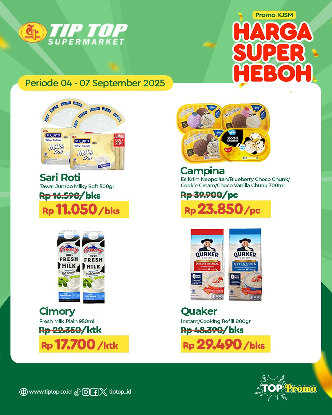 Promo Tip Top JSM Harga Super Heboh Periode `4 -7 September 2025 - Image 6