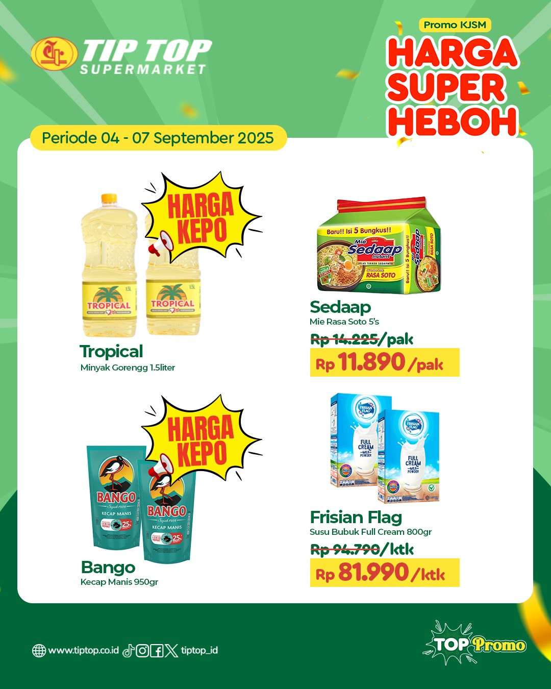 Promo Tip Top JSM Harga Super Heboh Periode `4 -7 September 2025 - Image 7