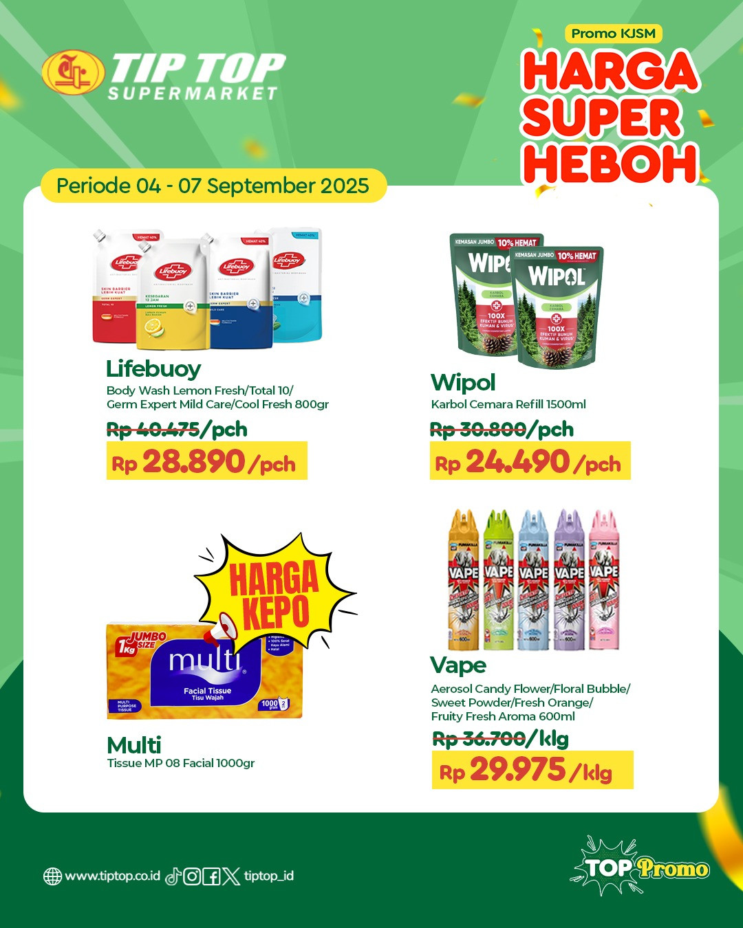 Promo Tip Top JSM Harga Super Heboh Periode `4 -7 September 2025 - Image 8
