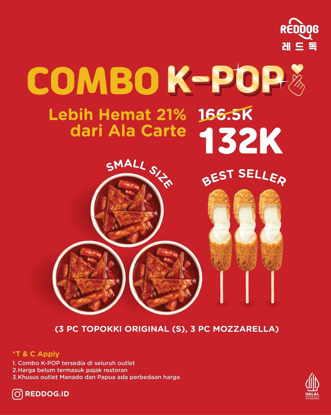 Promo Reddog Combo K-Pop Rp 132.000 - Image 2
