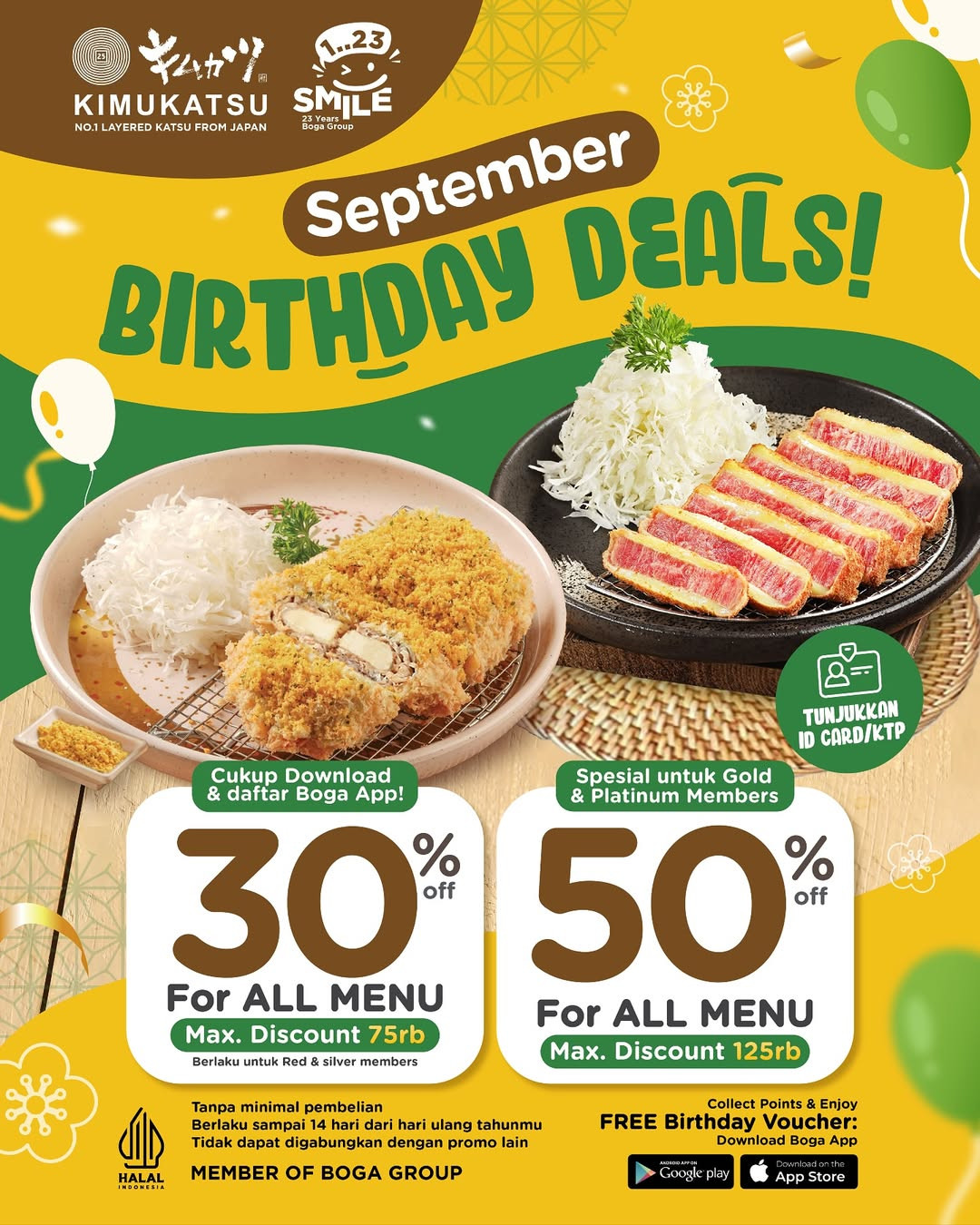 Promo Kimukatsu Birthday Deals September 2025 - Image 2