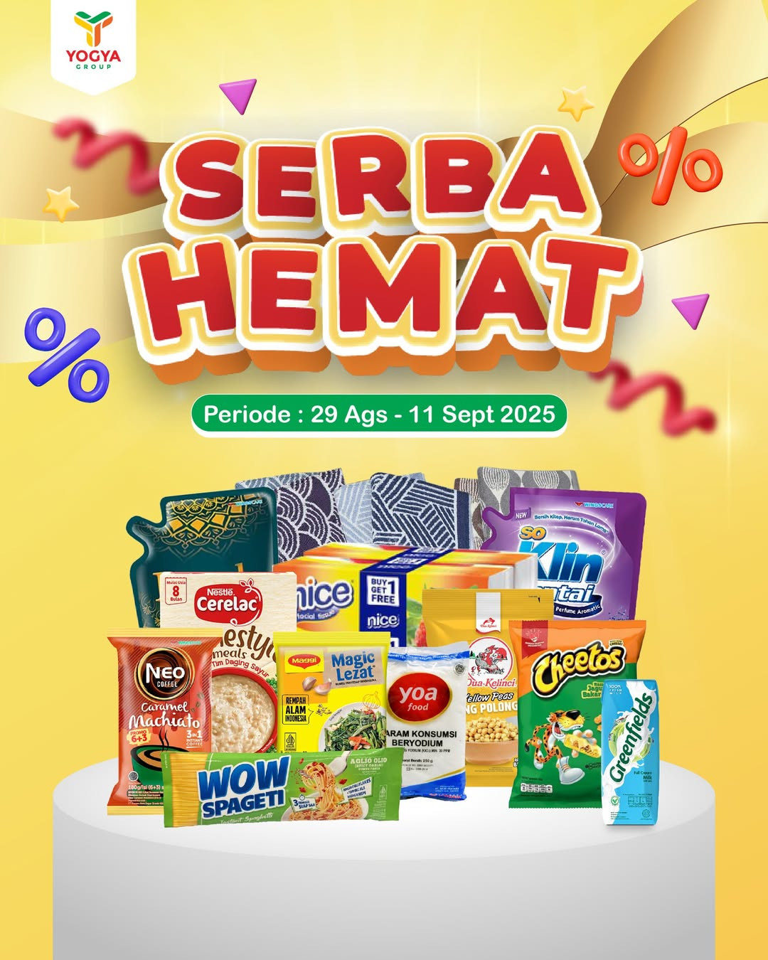 Promo Yogya Toserba Serba Hemat Periode 29 Agustus - 11 September 2025