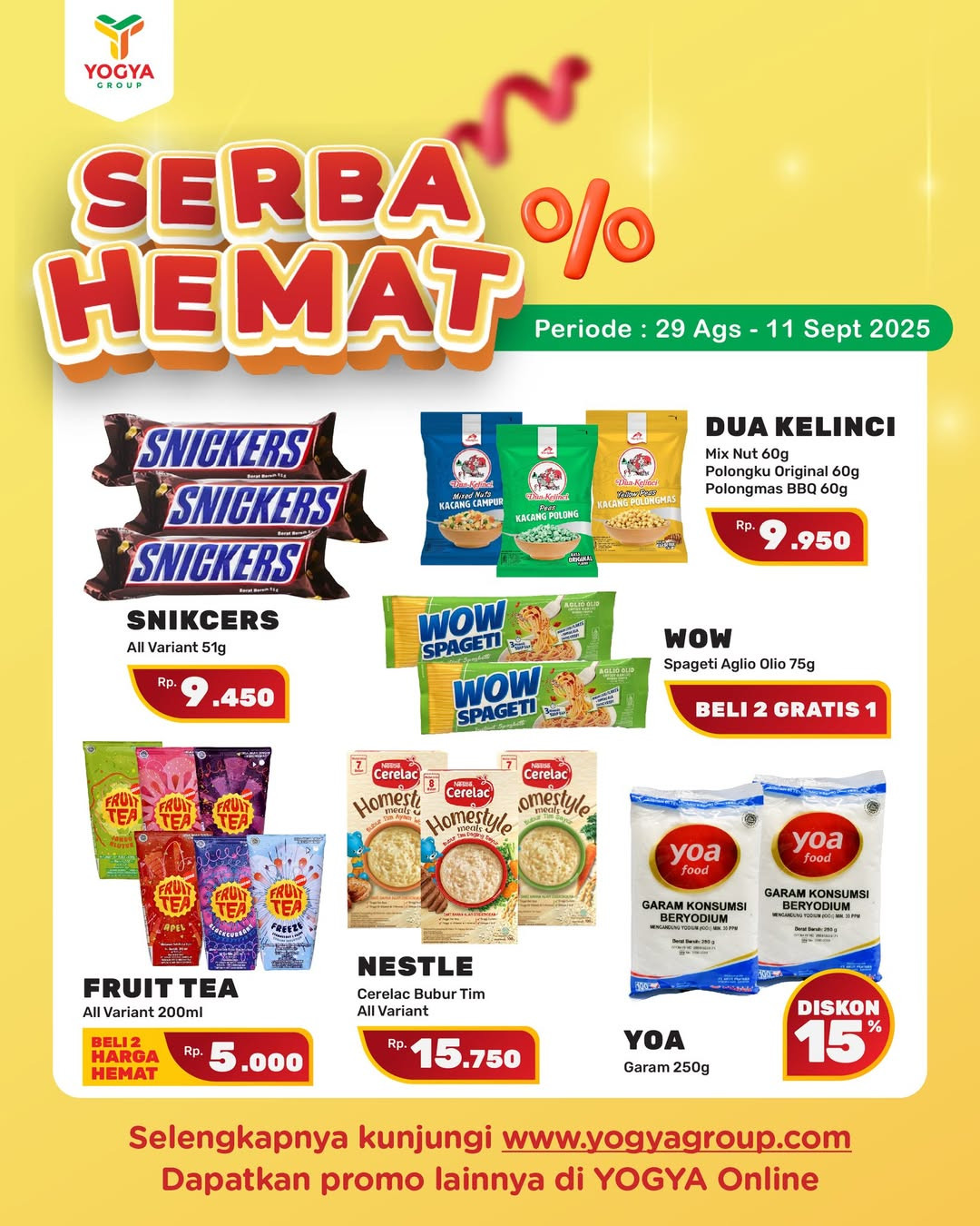 Promo Yogya Toserba Serba Hemat Periode 29 Agustus - 11 September 2025 - Image 4