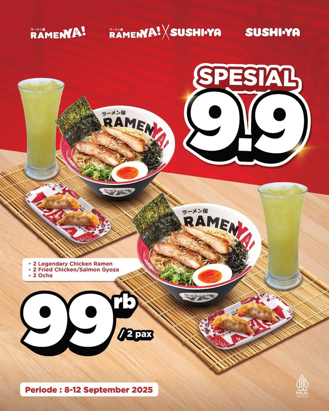 Promo Ramen Ya! 9.9 Rp 99.000/2 Orang - Image 2