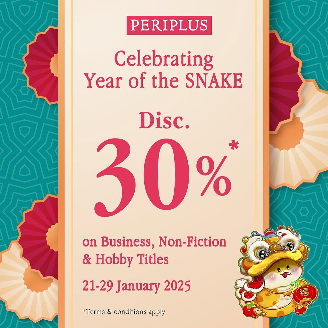 Promo Periplus Diskon 30% Untuk Buku Business, Non-Fiction, dan  Hobby - Image 2