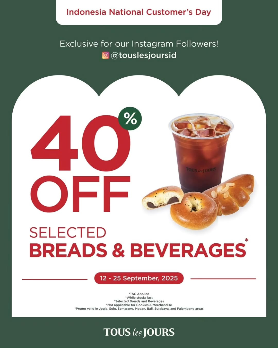 Promo Tous Le Jours Diskon 40% Untuk All Items - Image 3